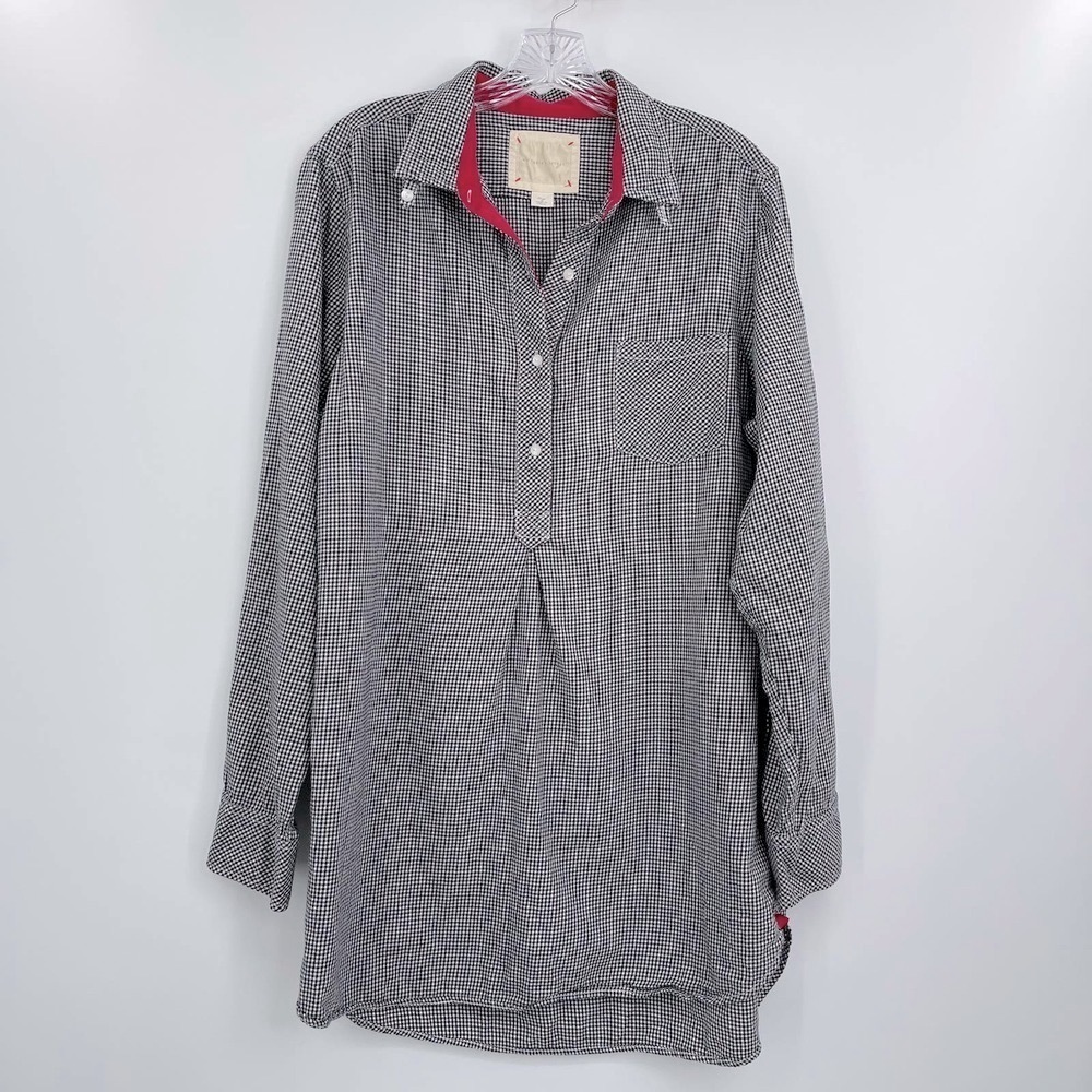 Victoria's Secret oversized gingham tunic